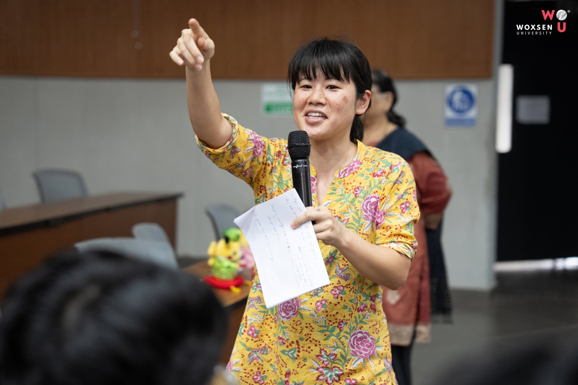 A Japanese language class at the Woxsen Japan Centre